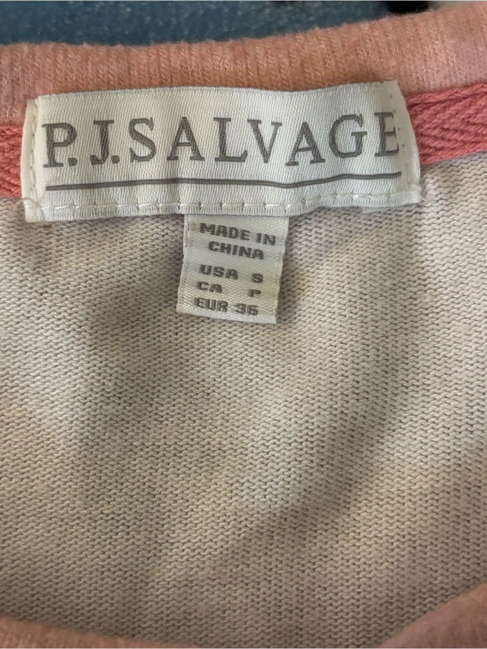 P.J. Salvage pajama top - Picture 3 of 6